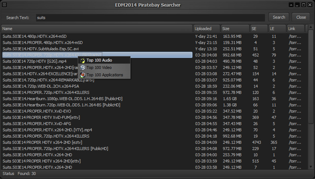 EDM2014 Video - Torrent searcher